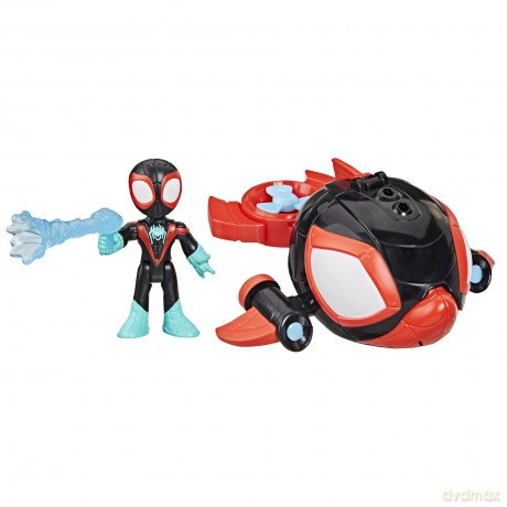 Hasbro Disney Jr Marvel Spidey And His Amazing Friends Waterwebs Spin Dolphin Figure Vehicle G1465