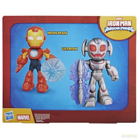 Hasbro Marvel Iron Man His Awesome Friends Iron Man Ultron Clash Pack G1995