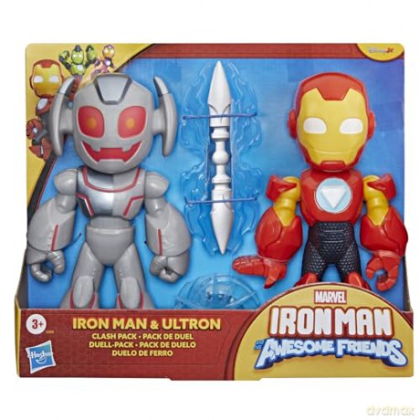 Hasbro Marvel Iron Man His Awesome Friends Iron Man Ultron Clash Pack G1995