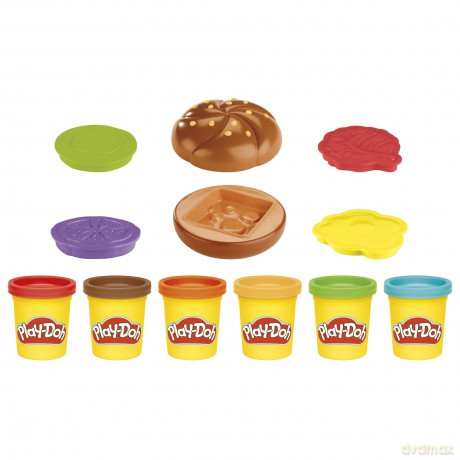 Hasbro PlayDoh Doh More Food Shapes Grill Fun Playset G1614