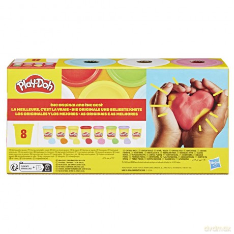 Hasbro PlayDoh Doh More Rainbow 8 Pack G0691