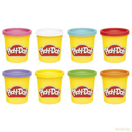Hasbro PlayDoh Doh More Rainbow 8 Pack G0691