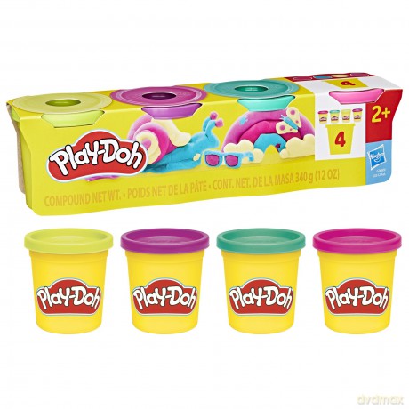 Hasbro PlayDoh Doh More Vibrant 4 Pack G0689