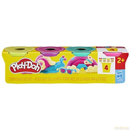 Hasbro PlayDoh Doh More Vibrant 4 Pack G0689