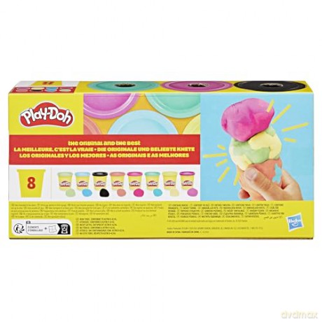 Hasbro PlayDoh Doh More Vibrant 8 Pack G0692