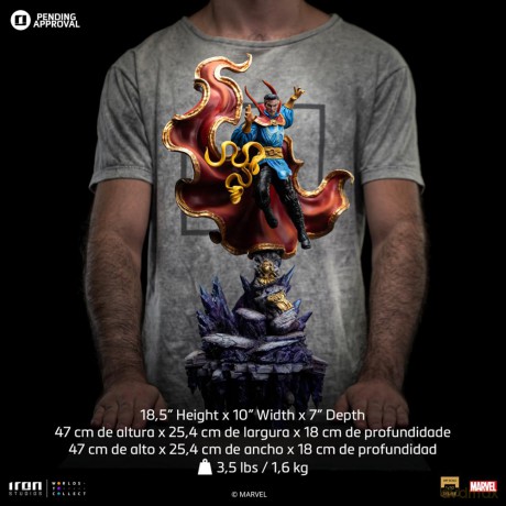 Iron Studios Deluxe Marvel Comics Dr Strange Art Scale Statue 110 MARCAS10612410