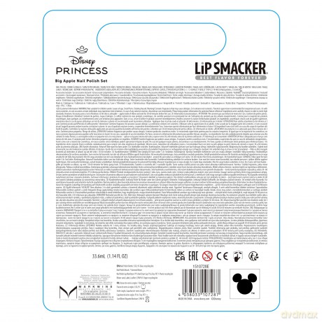 Lip Smacker Disney Princess Snow White Big Apple Nail Polish Set 1510728E