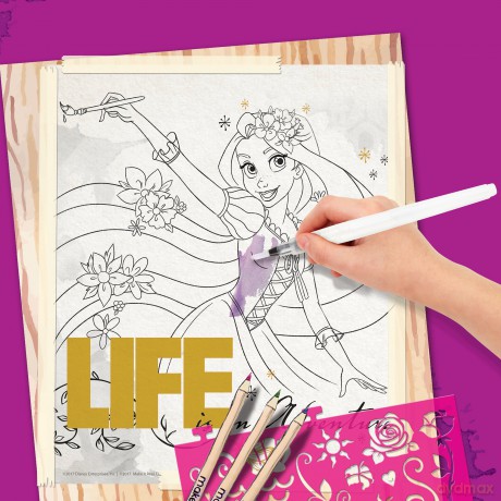 Make it Real Disney Princess Fashion Design Deluxe Set Watercolor 4252