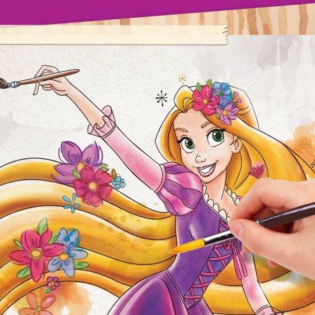 Make it Real Disney Princess Fashion Design Deluxe Set Watercolor 4252