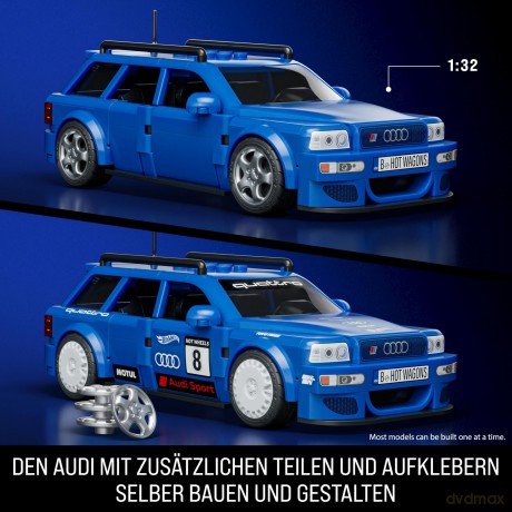Mattel Brick Shop Hot Wheels Speed Series 94 Audi Avant RS2 Vehicle JGR28