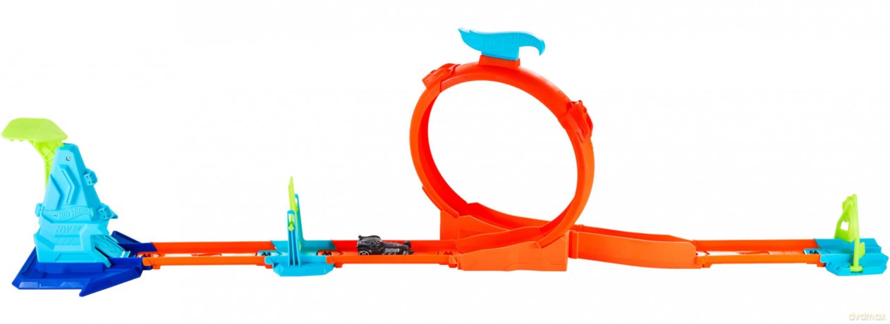 Mattel Hot Wheels Speed Snap Stunt Tracks Slam Jump Challenge Playset JHK78