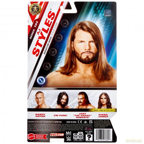 Mattel WWE Main Event Figures WWE Main Event Series Aj Styles A JCV43