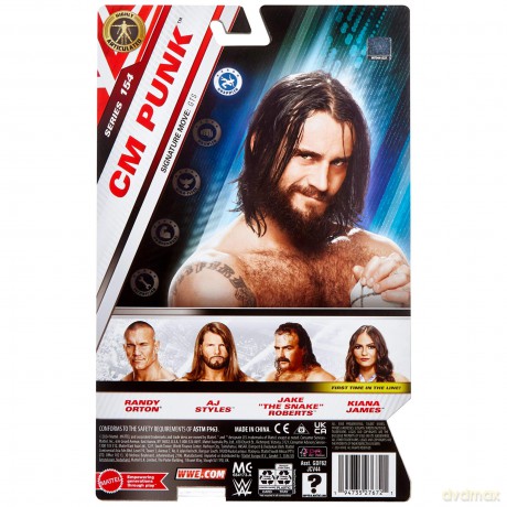 Mattel WWE Main Event Figures WWE Main Event Series Cm Punk Act JCV44