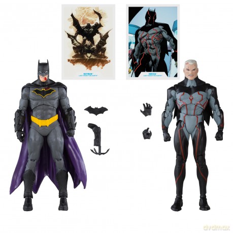 McFarlane DC Multiverse Gold Label Collection Omega vs Batman 2 Pack Action Figures 18cm