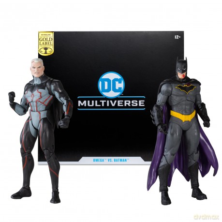 McFarlane DC Multiverse Gold Label Collection Omega vs Batman 2 Pack Action Figures 18cm