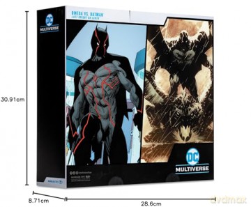 McFarlane DC Multiverse Gold Label Collection Omega vs Batman 2 Pack Action Figures 18cm