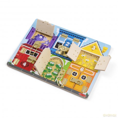 Melissa Doug Bloackables Latches Board Game 6075185