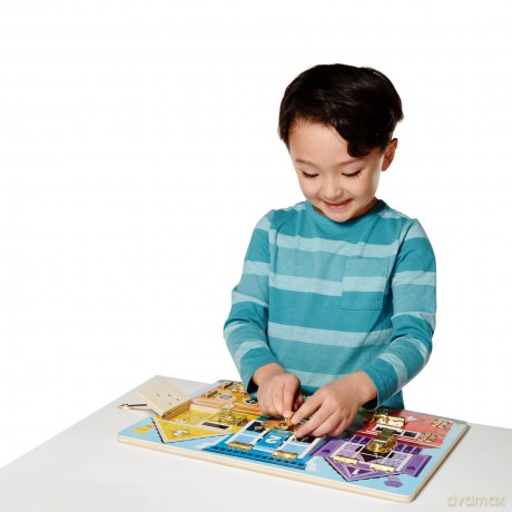 Melissa Doug Bloackables Latches Board Game 6075185