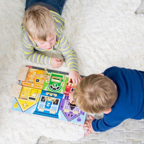 Melissa Doug Bloackables Latches Board Game 6075185