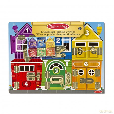 Melissa Doug Bloackables Latches Board Game 6075185