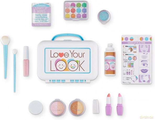 Melissa Doug Pretend Play Love Your Look MakeUp Playset (zestaw zabawkowych kosmetyków) 6075138