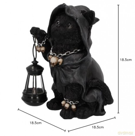 Nemesis Now Adult Gothic Reapers Feline Lantern Figure 185cm