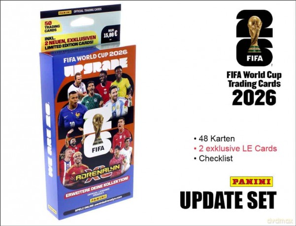 Panini Adrenalyn XL Fifa World Cup 2026 Upgrade Deck Blister