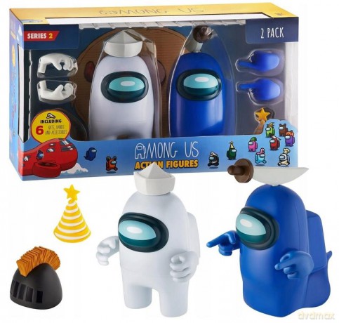 PMI Among Us Action Figures 2 Pack 17cm S2 Random AU6552