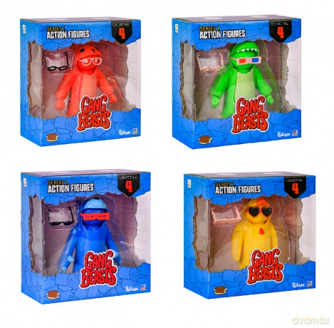 PMI Gang Beasts Action Figures 115cm 1 Pack S1 Random GB6000