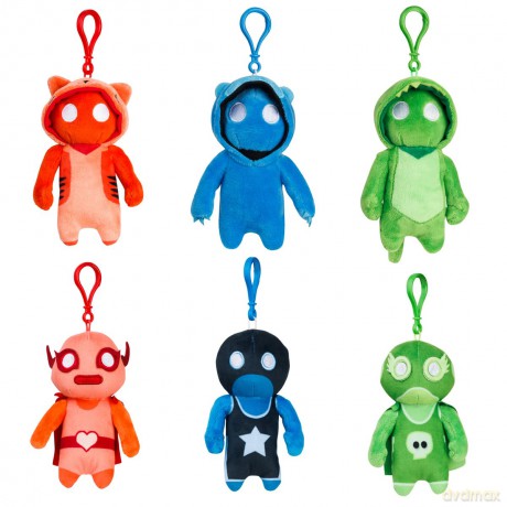 PMI Gang Beasts Clip On Plush Characters 13cm S1 Random GB7004