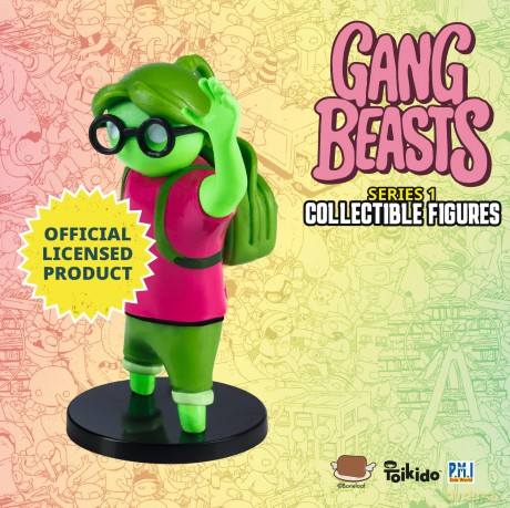 PMI Gang Beasts Collectible Figures 5 Pack including 1 rare hidden character S1 Random GB2040