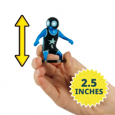 PMI Gang Beasts Collectible Figures 5 Pack including 1 rare hidden character S1 Random GB2040