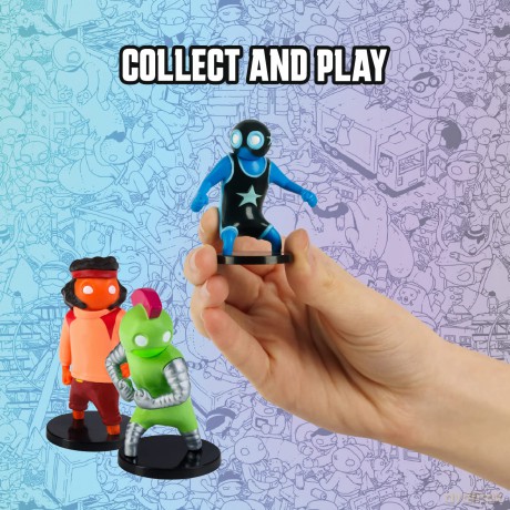 PMI Gang Beasts Collectible Figures 8 Pack Deluxe Box including 2 rare hidden characters S1 Random GB2070