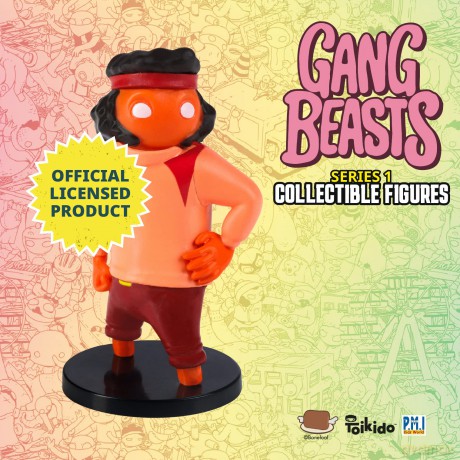PMI Gang Beasts Collectible Figures 8 Pack Deluxe Box including 2 rare hidden characters S1 Random GB2070
