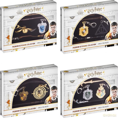 PMI Harry Potter Metal Premium Keychains Collection 6 Pack Deluxe Box Random HP8550