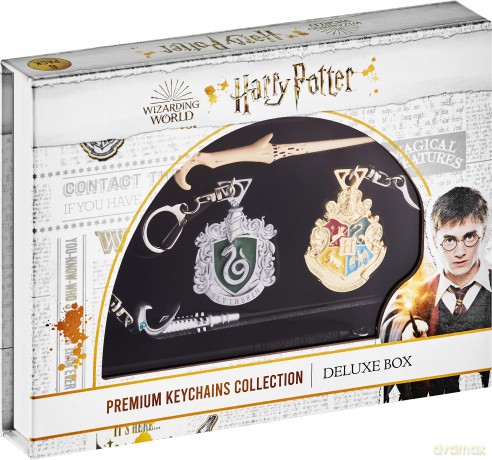 PMI Harry Potter Metal Premium Keychains Collection 6 Pack Deluxe Box Random HP8550