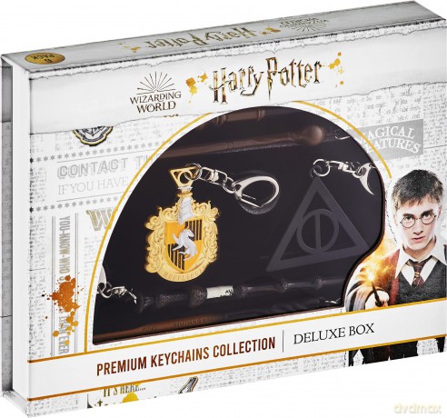 PMI Harry Potter Metal Premium Keychains Collection 6 Pack Deluxe Box Random HP8550