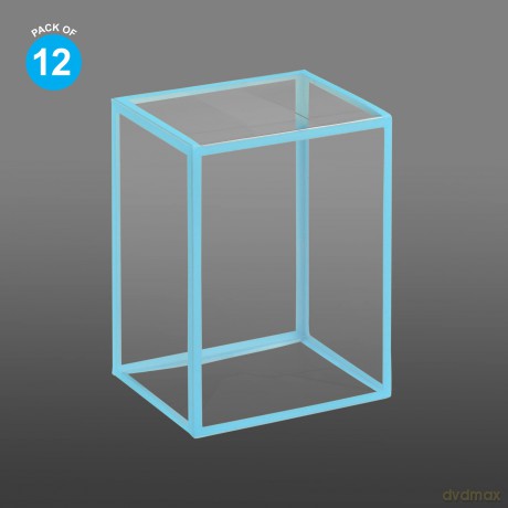 Protective Case 05mm thickness for Funko POP Figures 4 12pcs Pack Shrink Wrap Glow in the Dark Blue