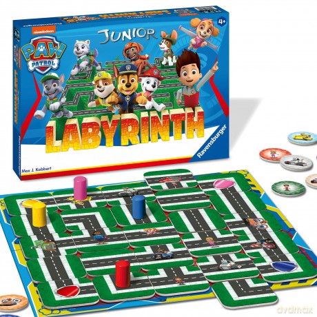 Ravensburger Board Game Paw Patrol Junior Labyrinth Greek Language 20799