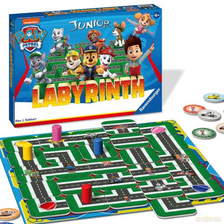 Ravensburger Board Game Paw Patrol Junior Labyrinth Greek Language 20799