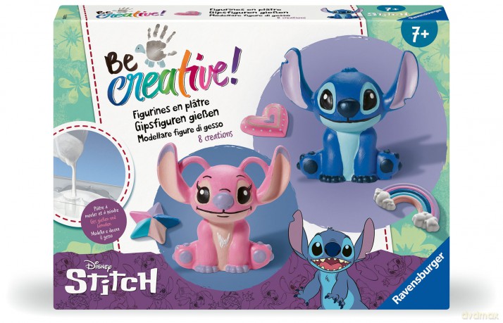 Ravensburger Disney Be Creative DIY Stitch Angel Figures 23877