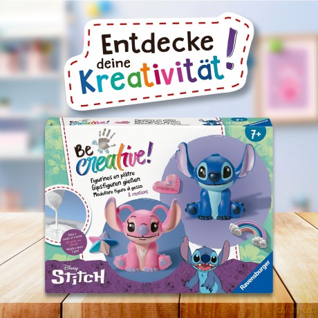 Ravensburger Disney Be Creative DIY Stitch Angel Figures 23877