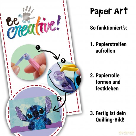 Ravensburger Disney Be Creative Paper Art Stitch Angel 23750