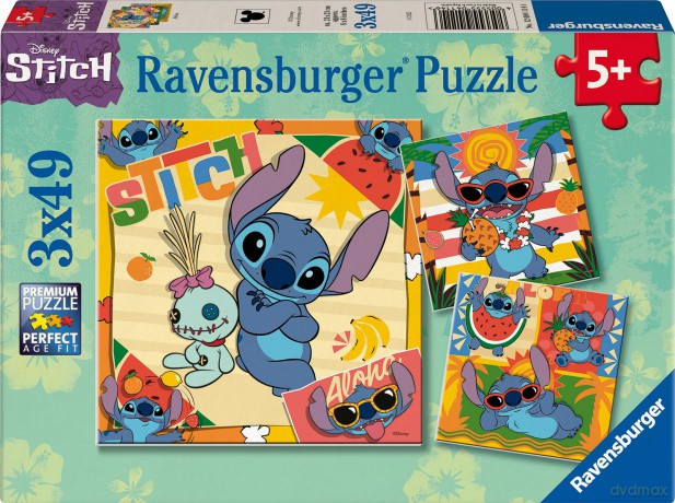 Ravensburger Disney Puzzle Stitch Aloha 3x49 pcs 12004114