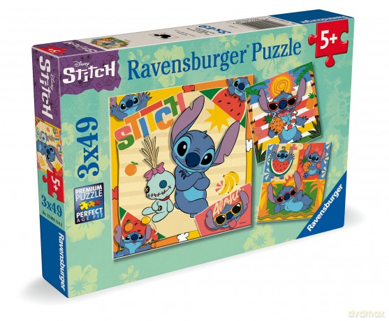 Ravensburger Disney Puzzle Stitch Aloha 3x49 pcs 12004114
