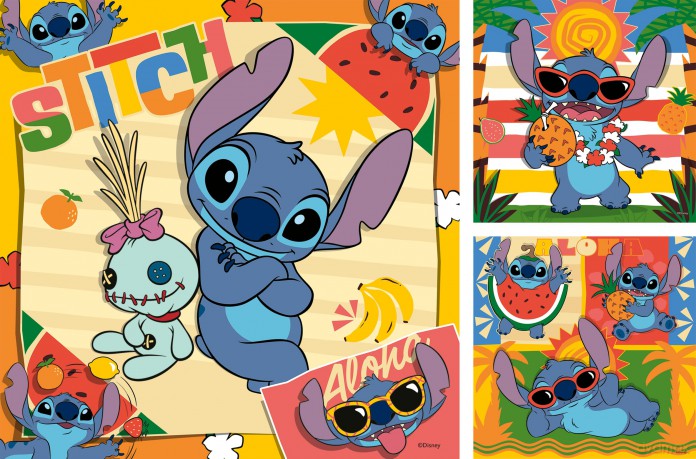 Ravensburger Disney Puzzle Stitch Aloha 3x49 pcs 12004114