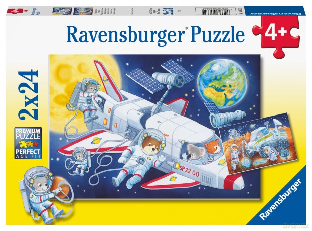 Ravensburger Puzzle Animals in Space 2x24pcs 05665