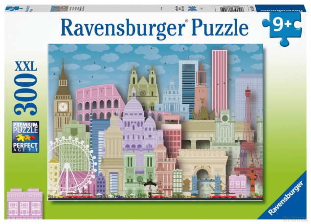 Ravensburger Puzzle European Cities XXL 300pcs 13355
