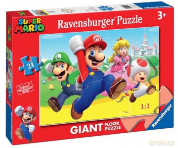 Ravensburger Puzzle Giant Floor Puzzle Super Mario What a Team 24pcs 12004325