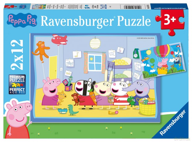 Ravensburger Puzzle Peppa Pig Peppas Adventures 2x12pcs 5574